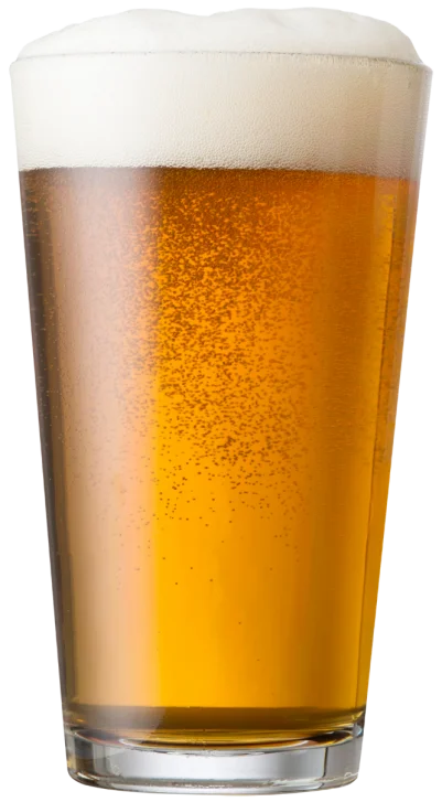 beer pint transparent background